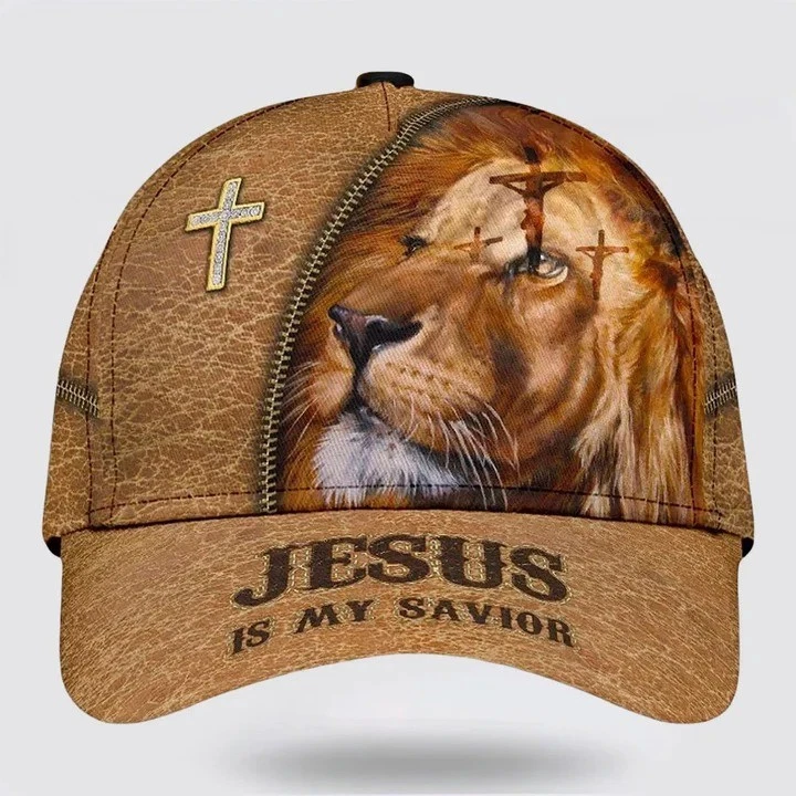 The Lion Jesus Is My Savior Of Jesus Classic Hat All Over Print Christian Hats