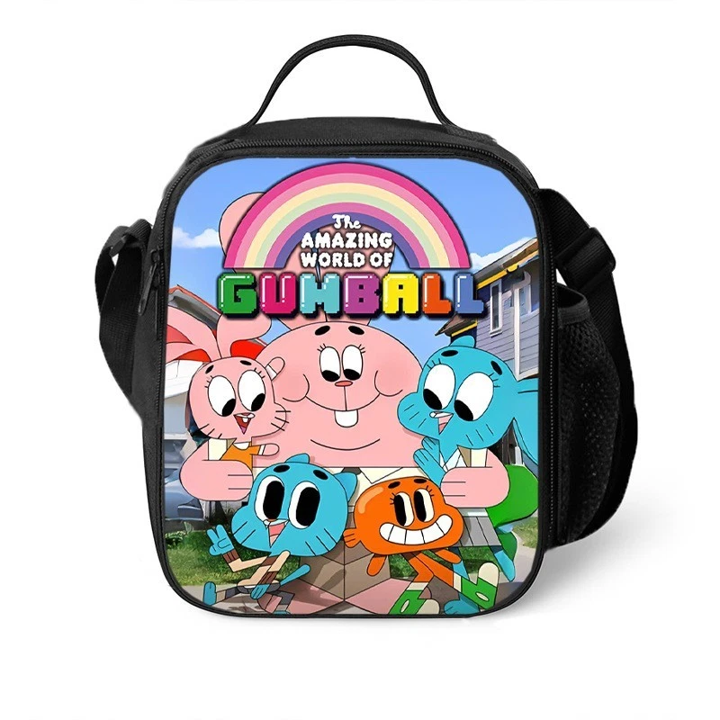The Amazing World Of Gumball Kids Lunch Bag, School Picnic Bag