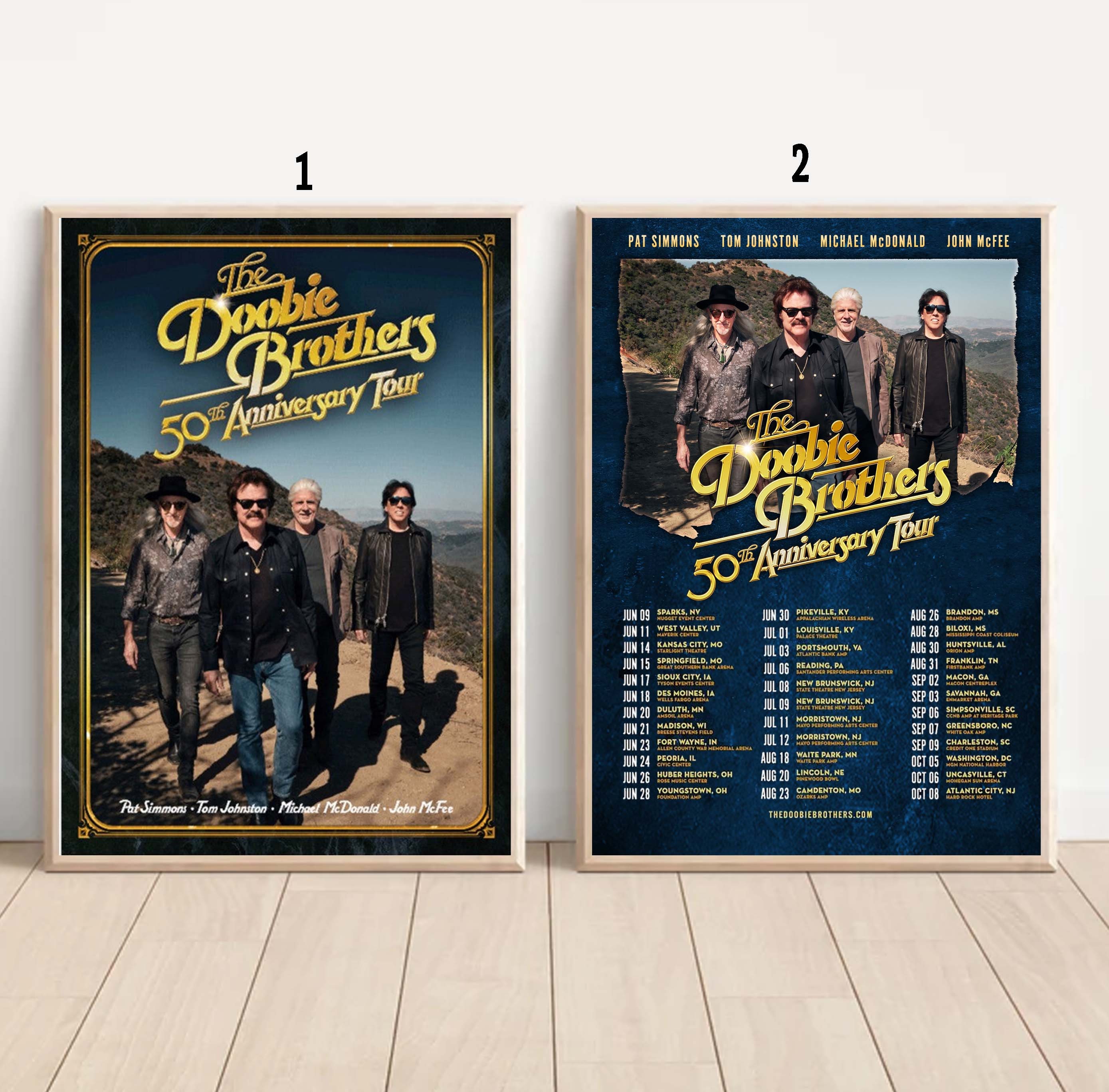 Custom Doobie Brothers Tour 2023 Poster