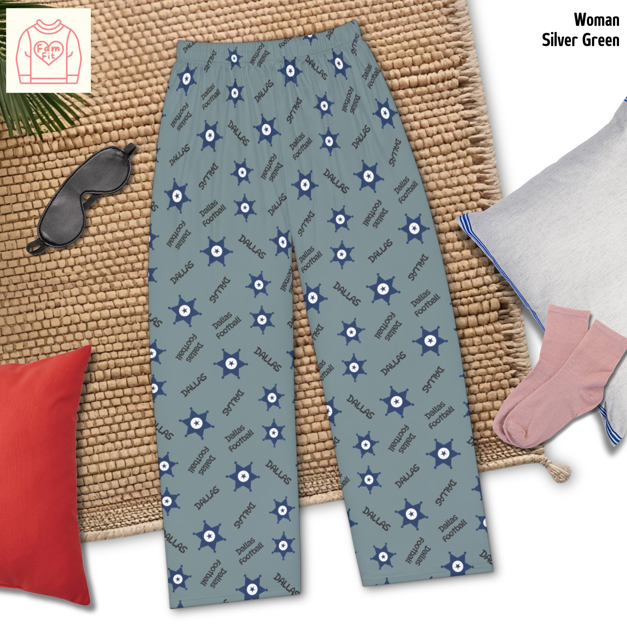 Dallas Pattern Women's Pajama Pants