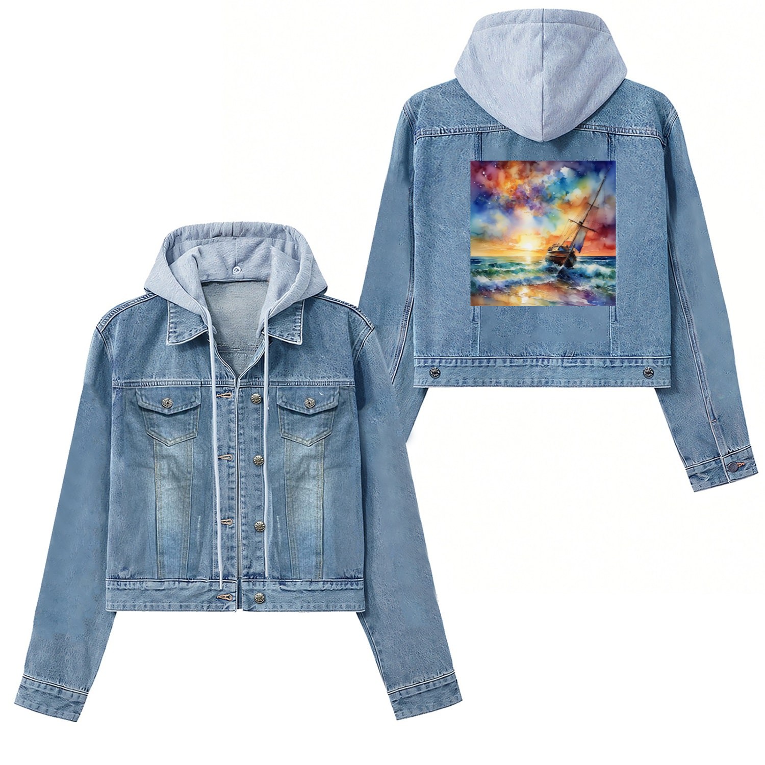 Sail away with me Women's Denim Jackets