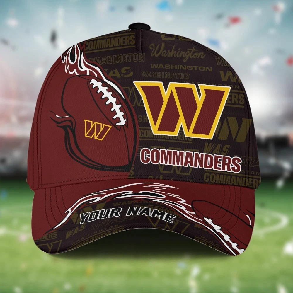 Custom Name Washington Football Team Commanderss Cap For Fans