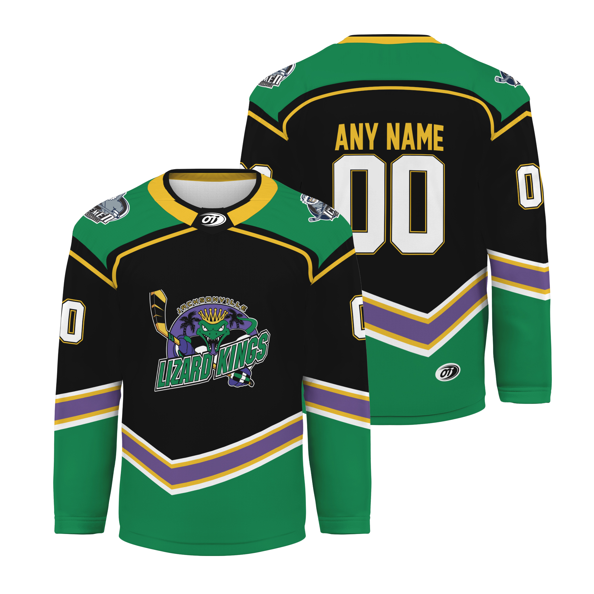 Jacksonville IceMen Lizard Kings Weekend 2026 Personalized Hockey Jersey