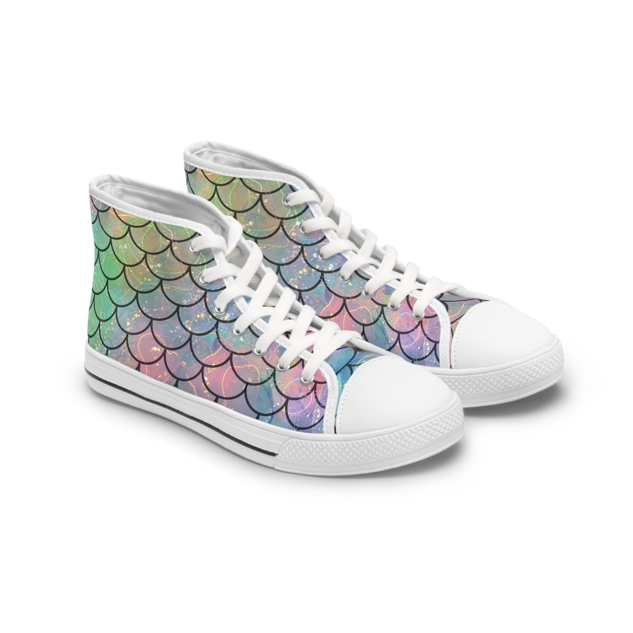 Mermaid High-Top Sneakers Women's