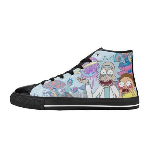 Rick & Rickandmorty High Top Canvas Shoes