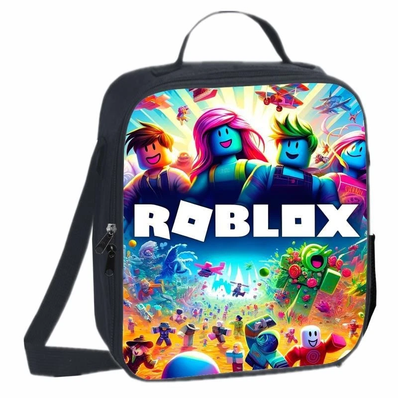 Roblox Kids Lunch Bag, School Picnic Bag