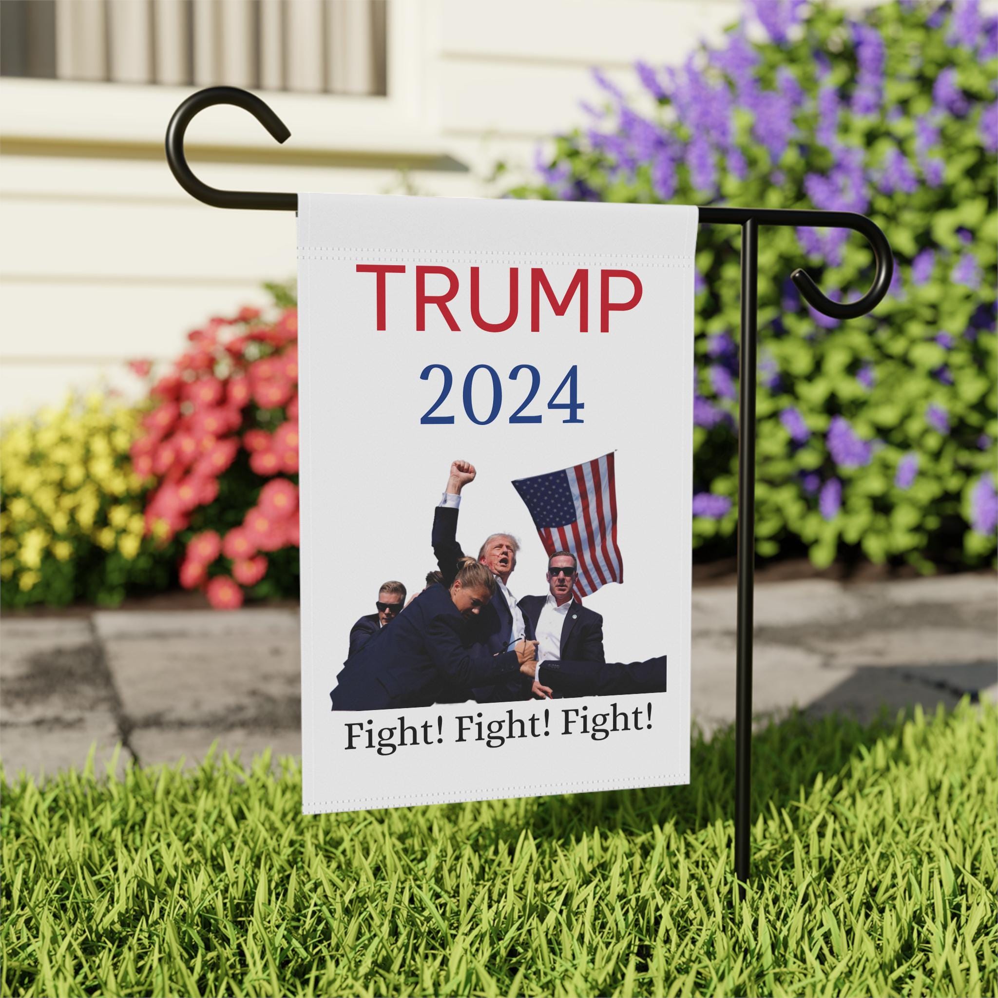 Trump Vance 2024 Election Garden & House Banner, Republican Yard Sign
