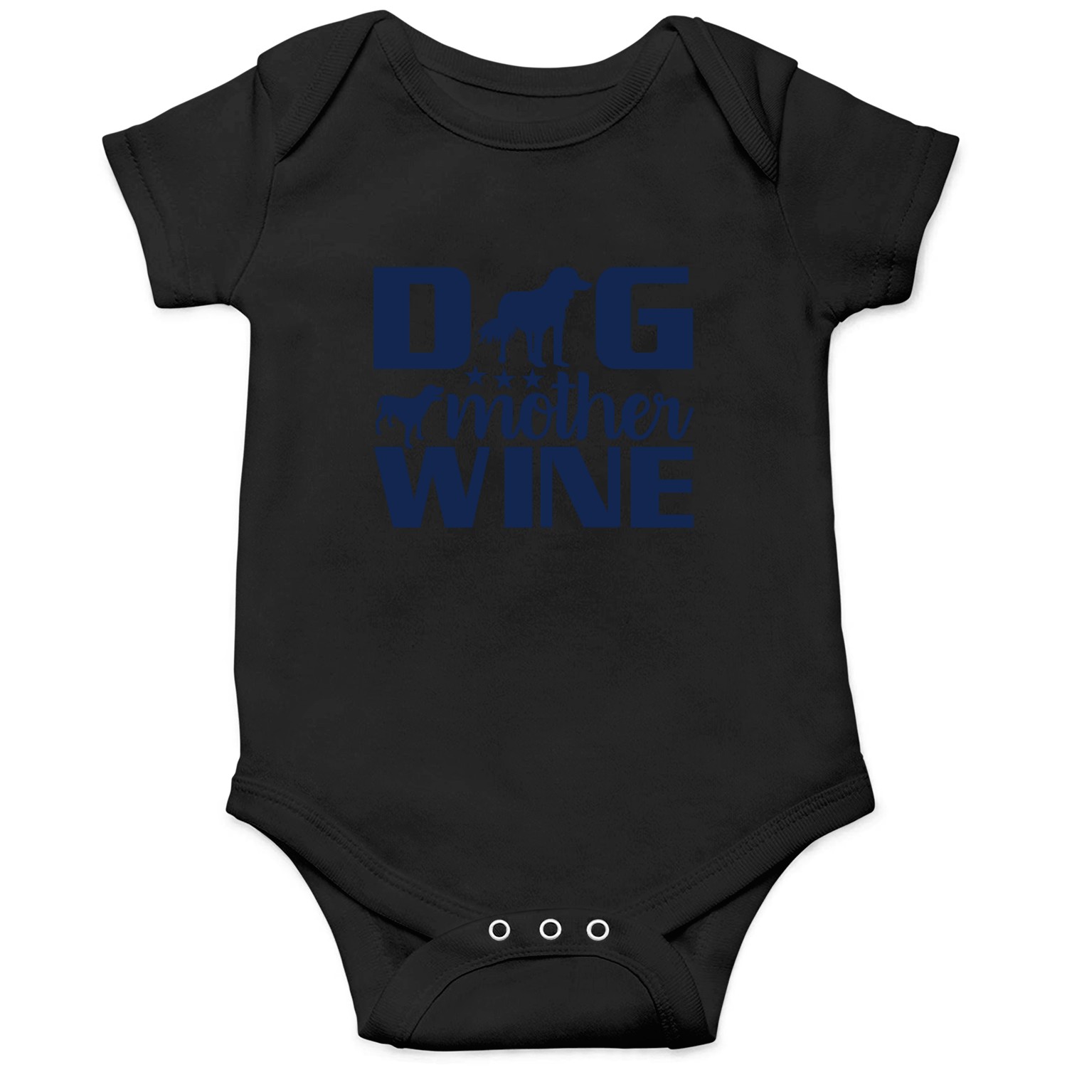 Dog Mother Wine Lover Quote Onesies