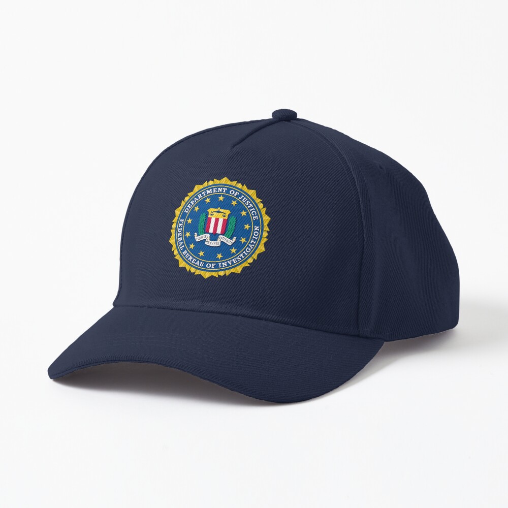 FBI FEDERAL BUREAU OF INVESTIGATION DEPARTMENT OF JUSTICE OF THE UNITED STATES Cap