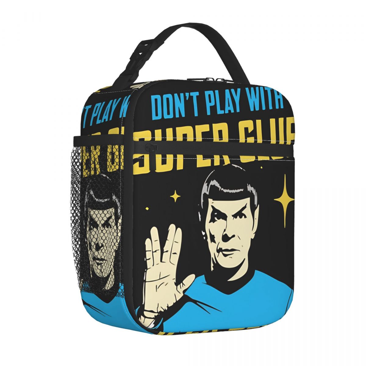 Don't Play With Super Glue Stars Treks Insulated Lunch Bag