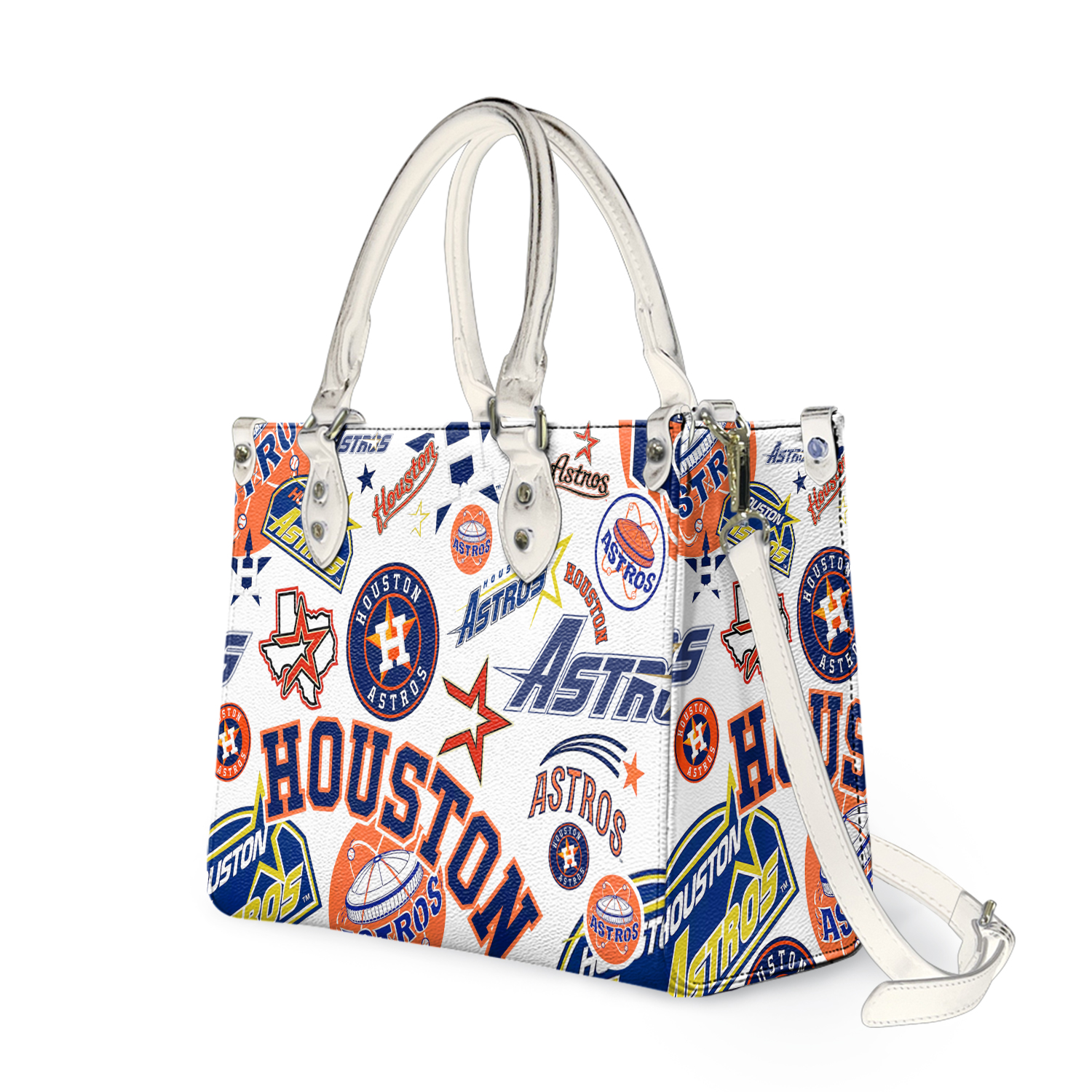 Houston Baseball Team Astross Women Leather Handbag Lovers Gift