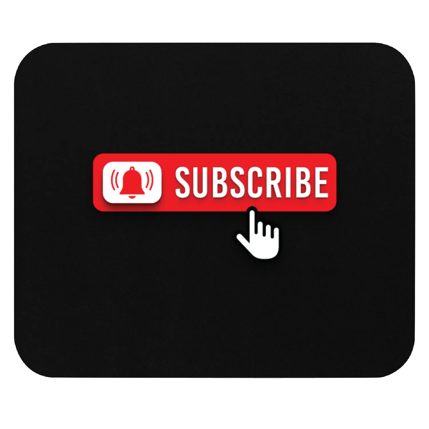 Subscribe button Mouse Pads