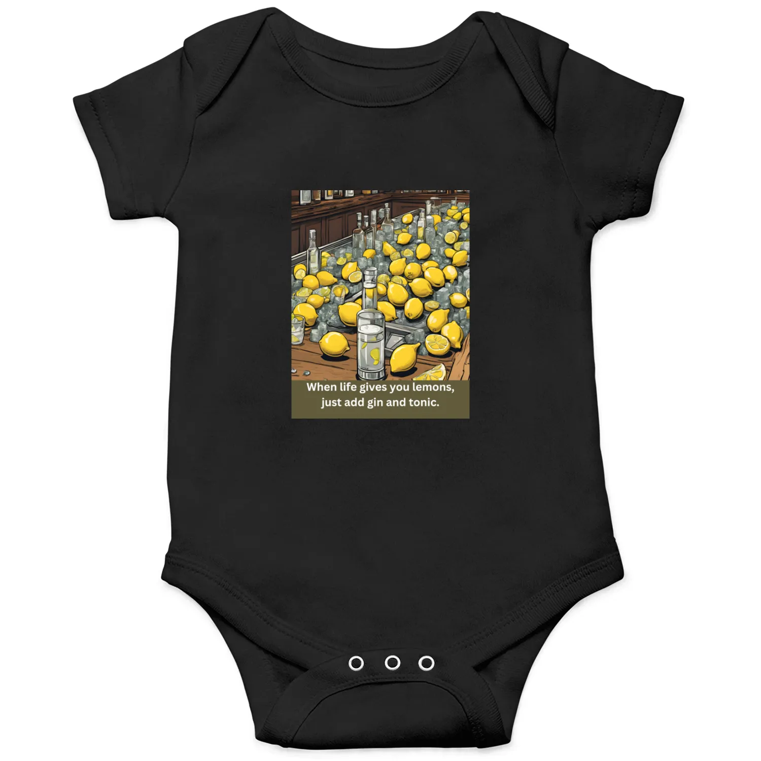 gin and lemons Onesies