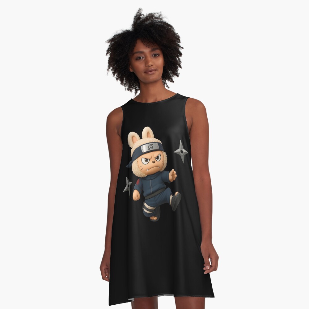 Labubu Narutoo Costume A-Line Dress, Gift for Her