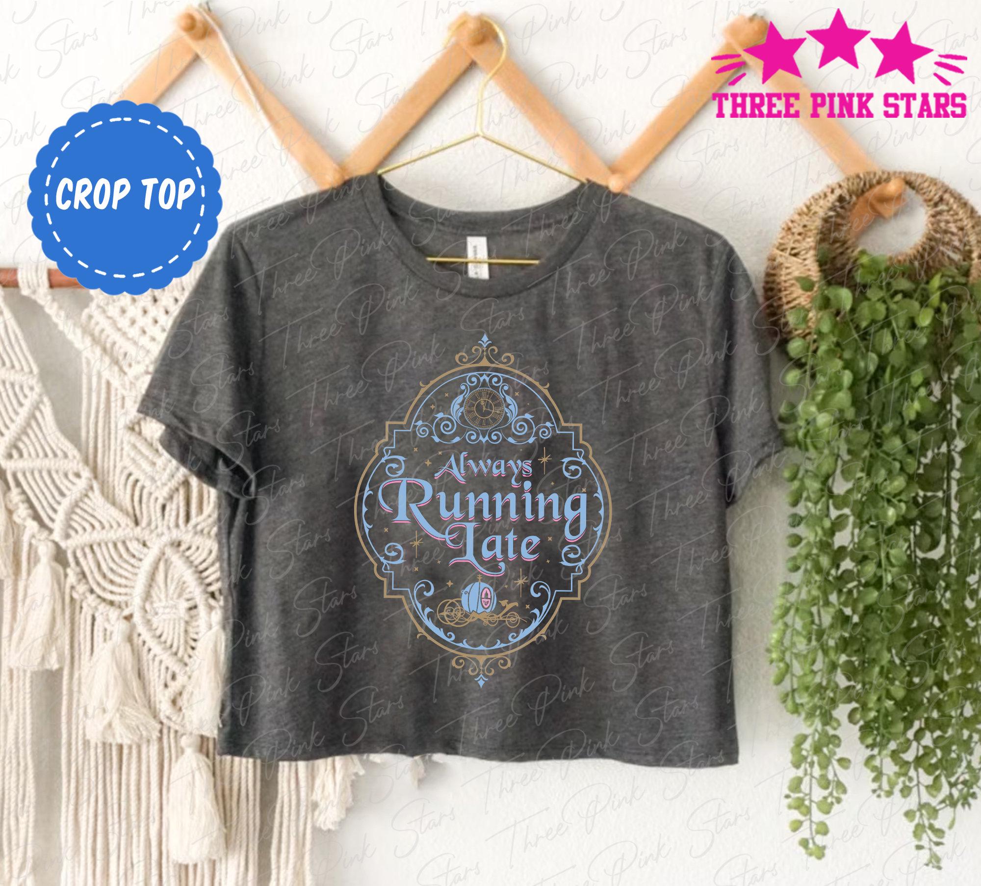 Cinde Running Crop Top, Cinde Princess Race Crop Tee E5263