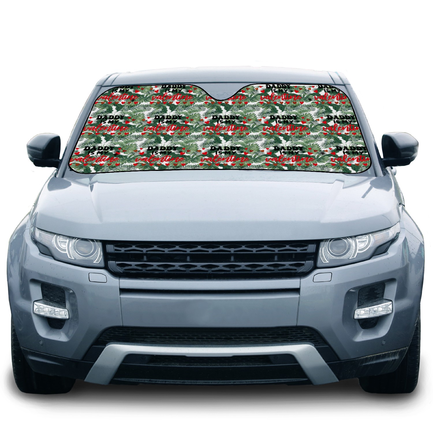 Daddy is my valentine Car Sun Shades