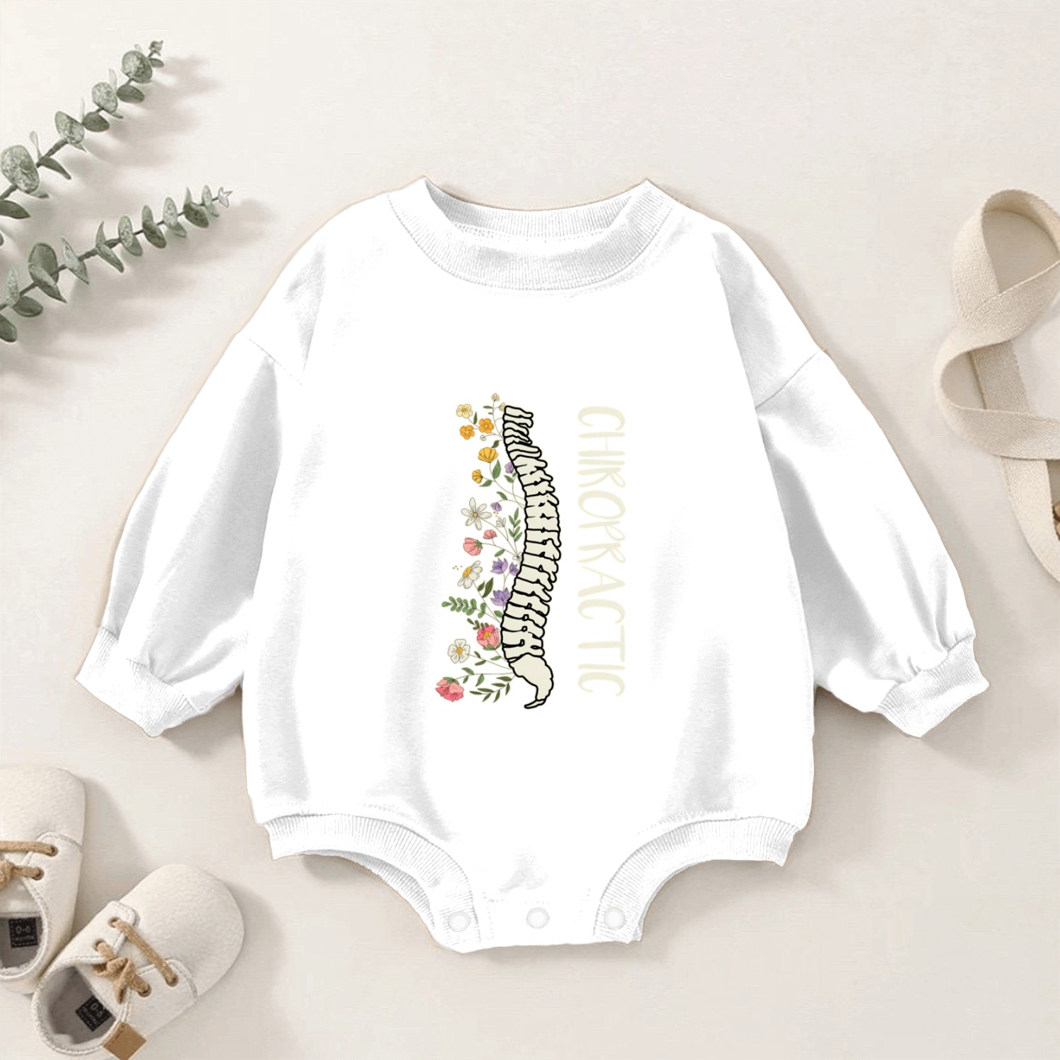 Chiropractic Baby Romper Sweatshirts