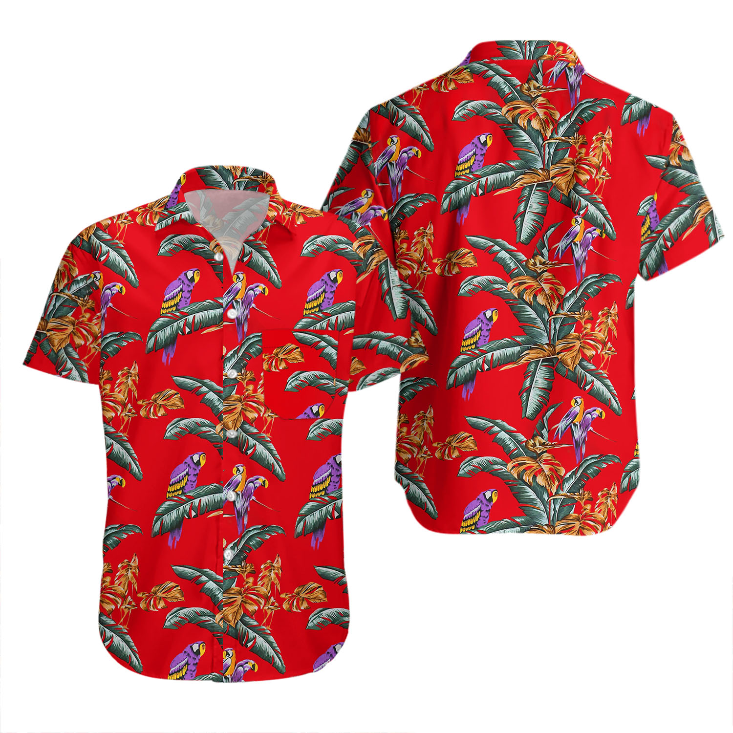 Original Magnum PI Hawaiian Shirt, Paradise Found Aloha Shirt for Men, 3D Tropical Beach Shirt