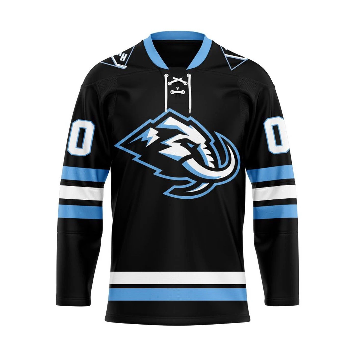 Personalized Utah Mammoth Home Design Lace Hockey Shirt