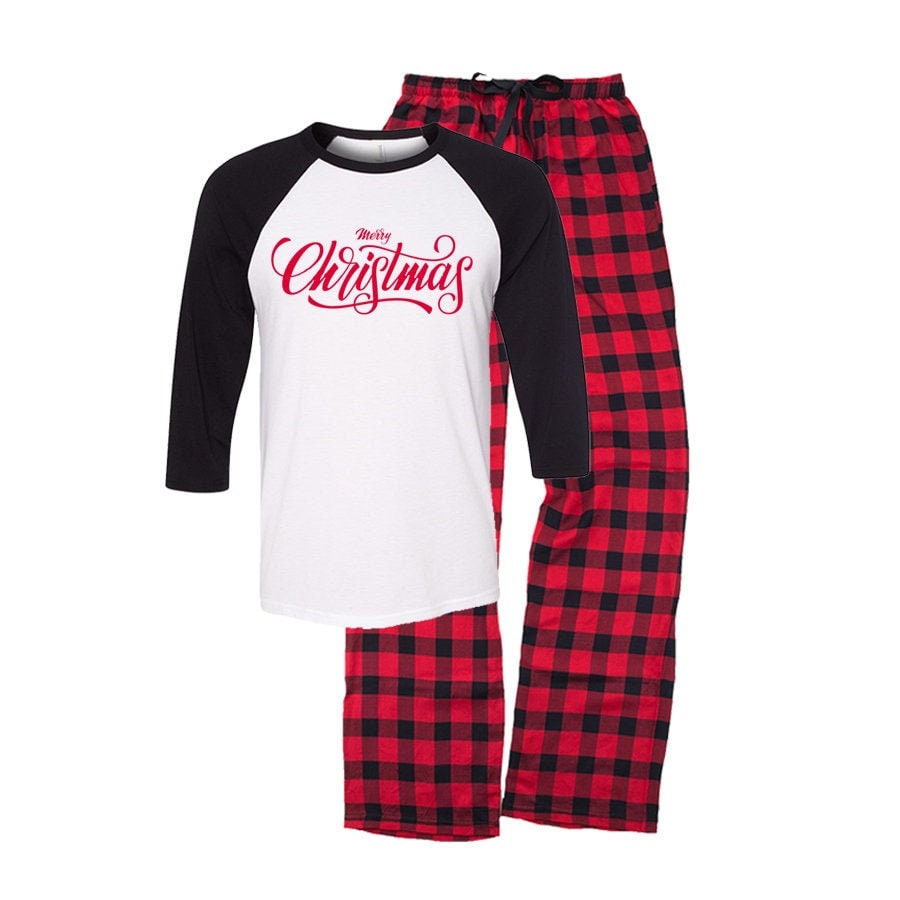 Merry Christmas Family Pajamas, Merry Christmas Matching Family Pajamas, Christmas Gift, Family Matching Sleepwear
