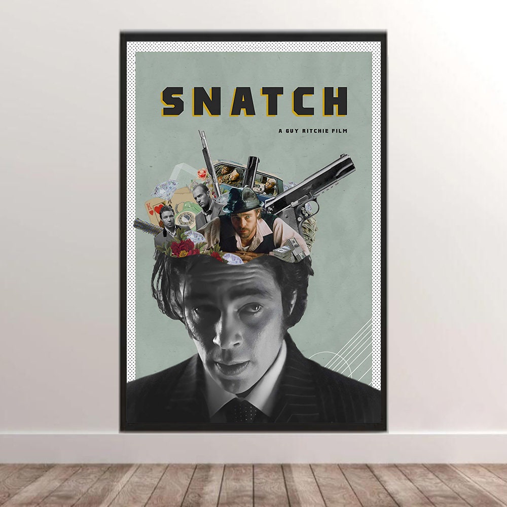 Snatch Movie Poster, Film Fan Poster, Home Decor
