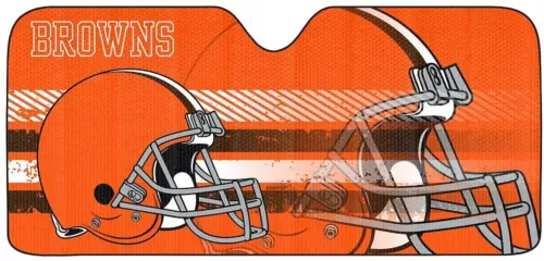 Fanmats Team Promark football Cleveland Browns Car Truck Folding Sunshade