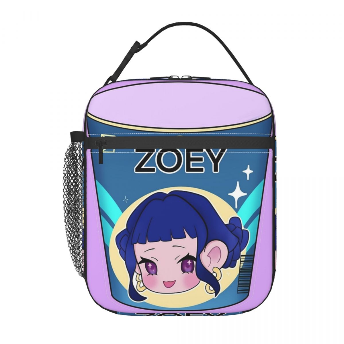 Kawaii Zoey Ramen Cup Insulated Lunch Bag for Kids