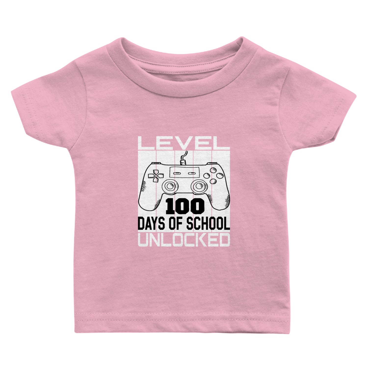 Level 100 completed 100 days of school unlocked Baby T Shirts