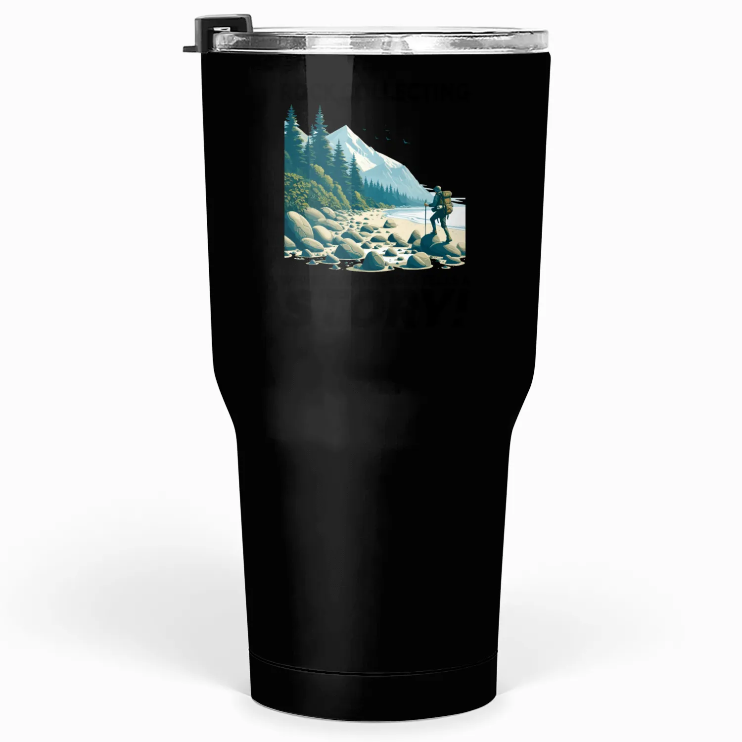 Pebble Rock Collecting Mineral Collectors Geology Tumblers 30 Oz