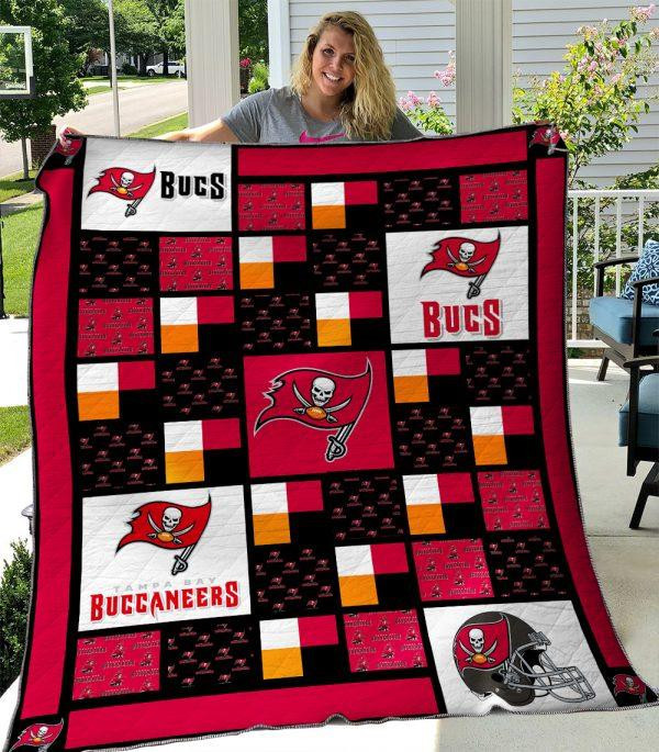 Tampa Bay Buccaneers Quilt, Bedding Decor