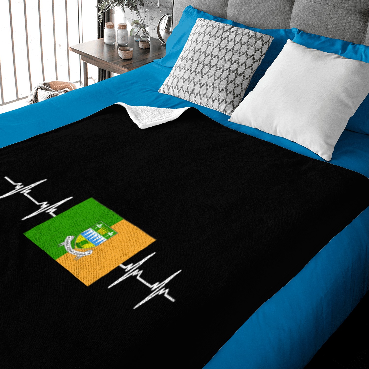 Irish Ireland Kerry Flag Baby Blankets