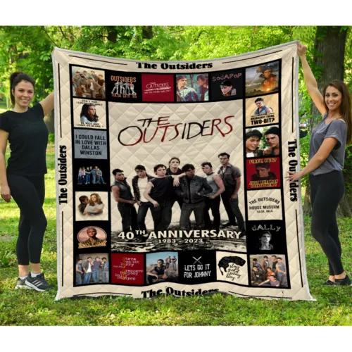 The Outsiders Quilts, The Outsiders - 40th Anniversary Quilts Blanket