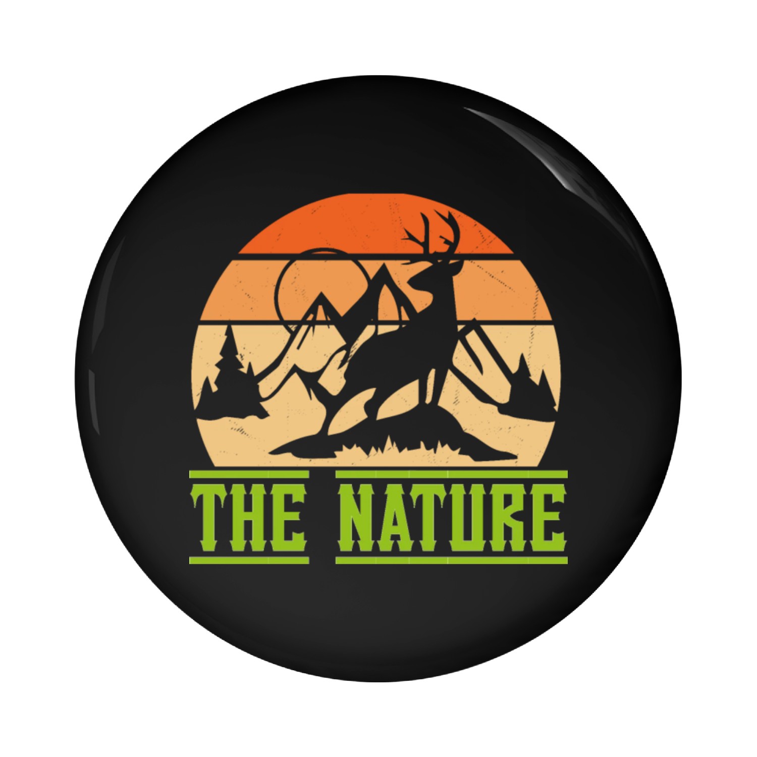 THE NATURE Pin Buttons