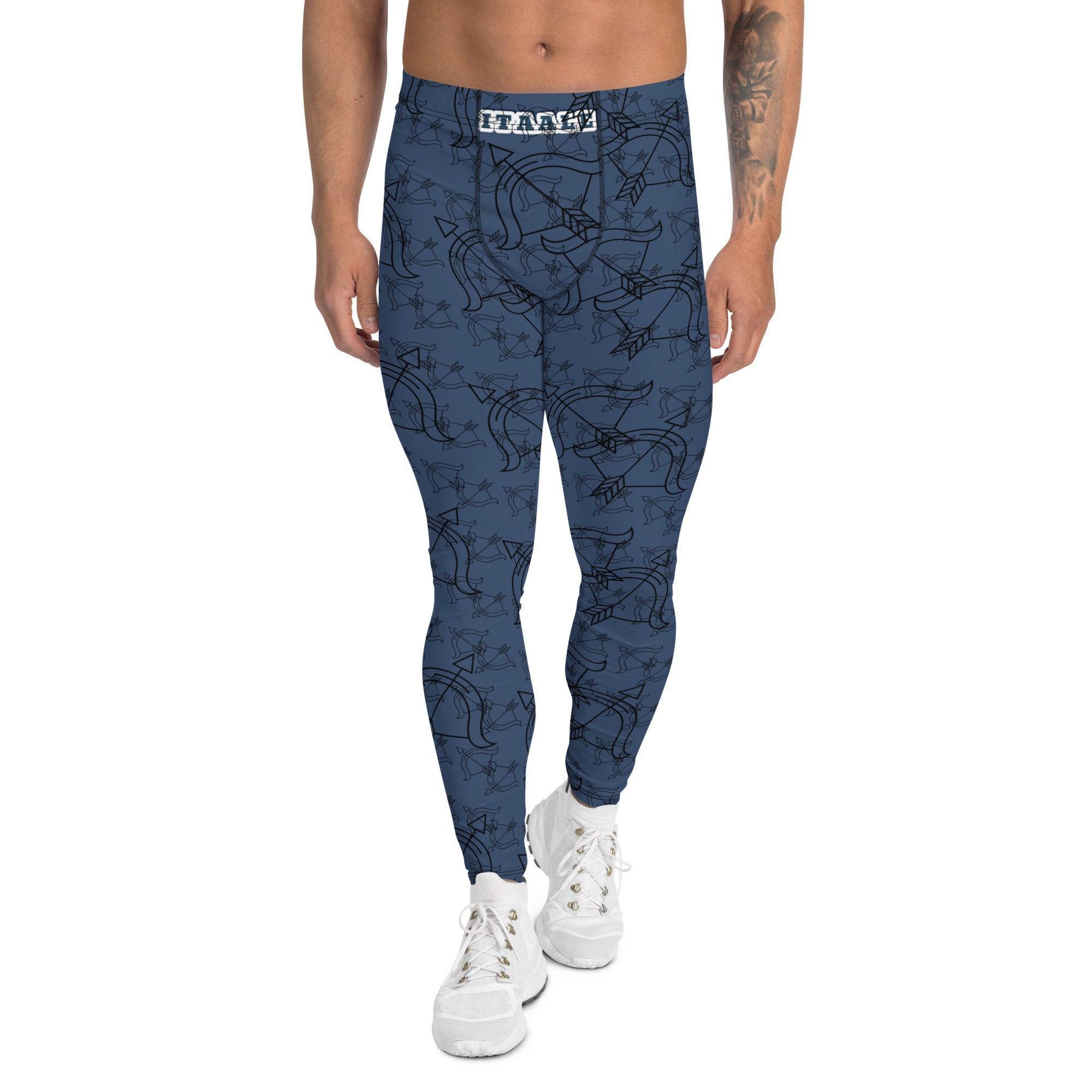 SAGITTARIUS Men's Leggings - Mens Athletic Leggings, Gym Leggings for Men