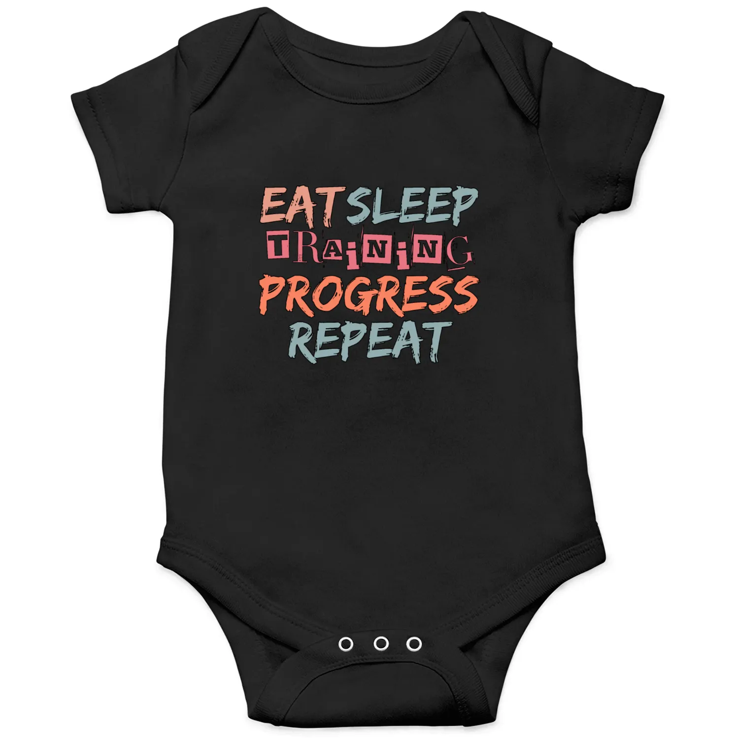Eat Sleep Training Progress Repeat Onesies