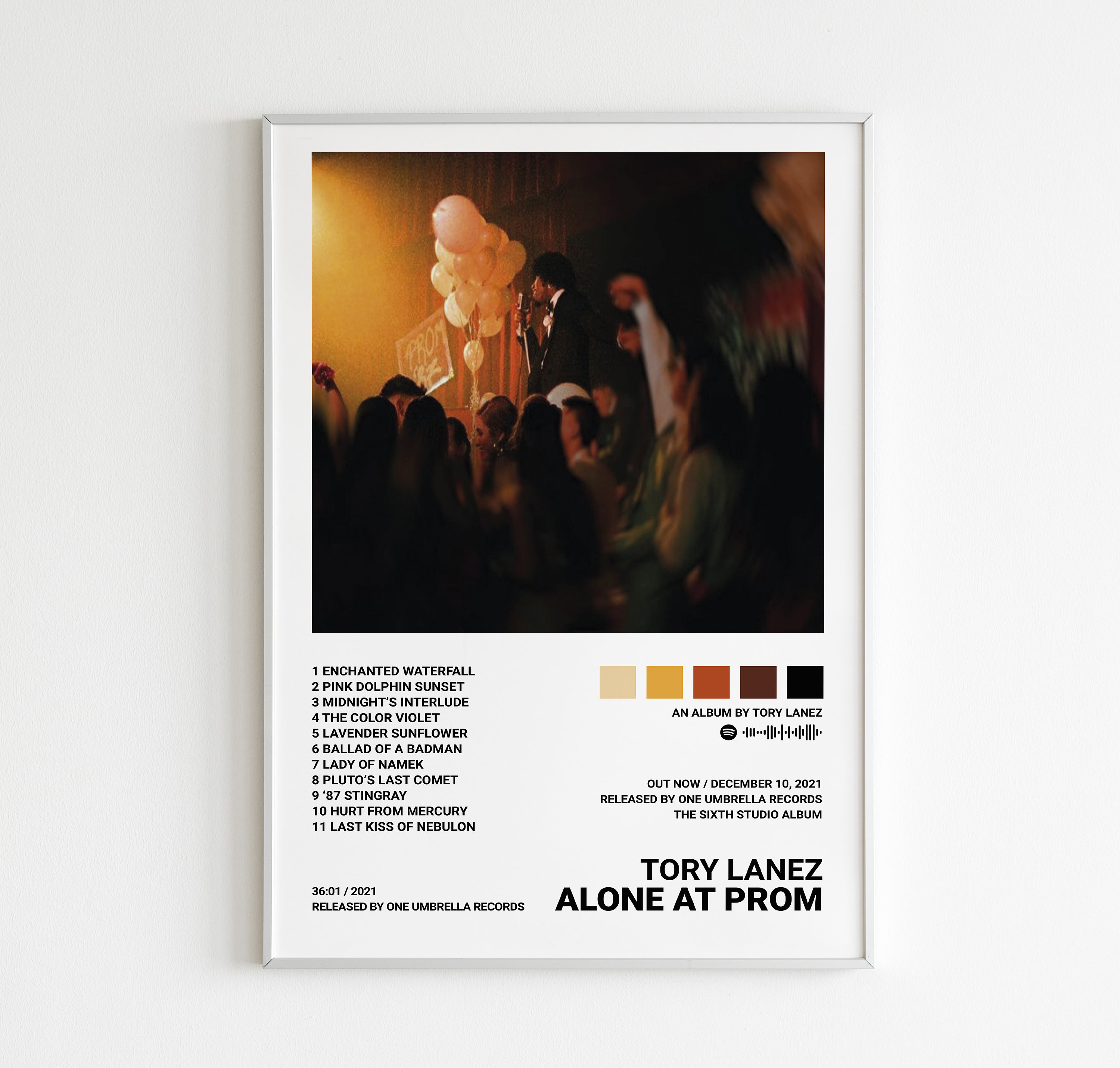 Tory Lanez Poster, Alone At Prom Poster