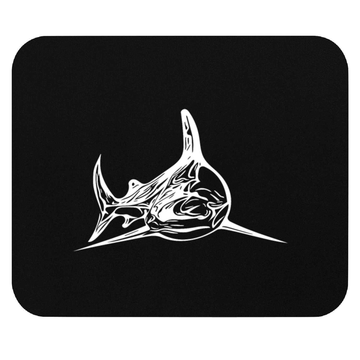 Elegant Vintage Tiger Shark Mouse Pads