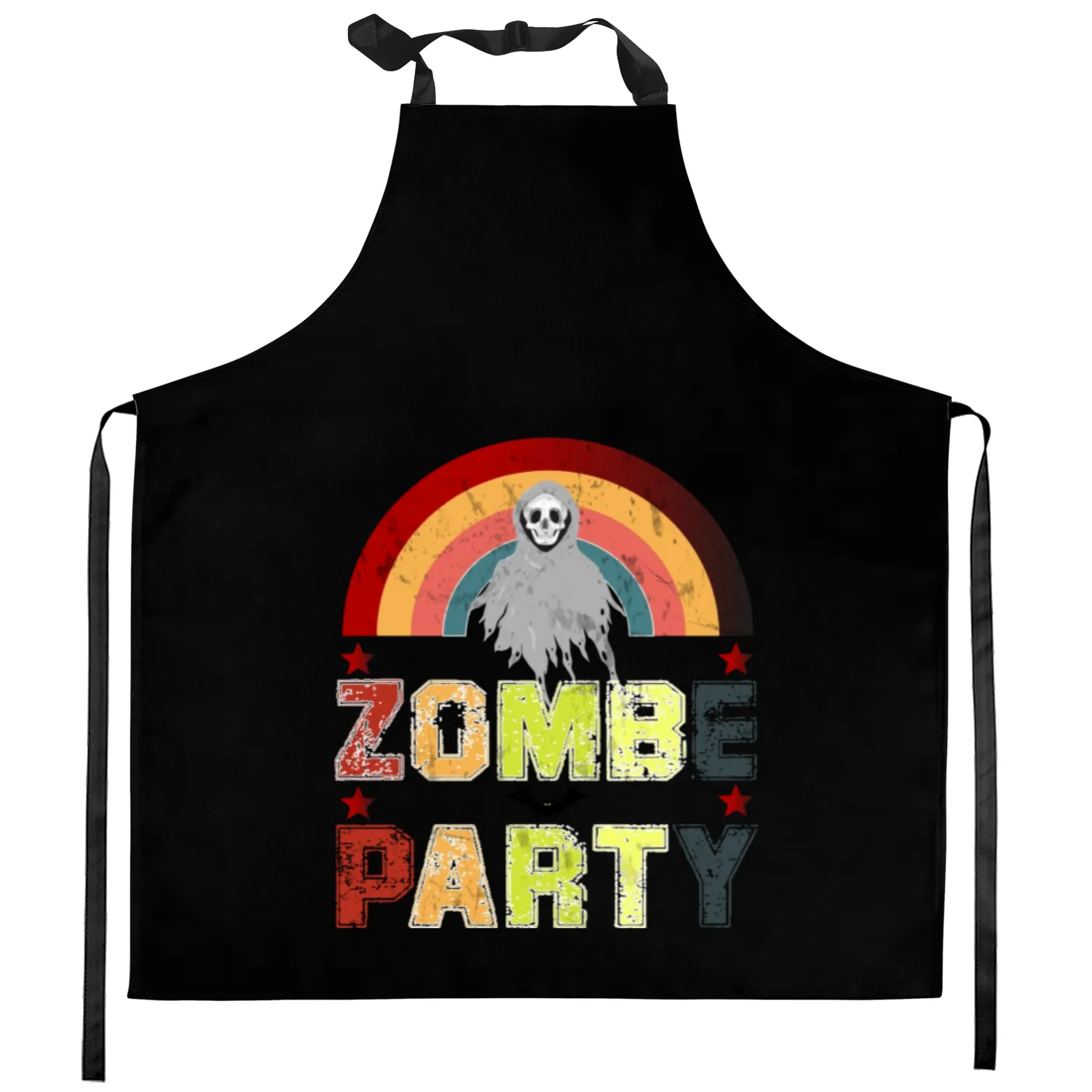 happy halloween Kitchen Aprons