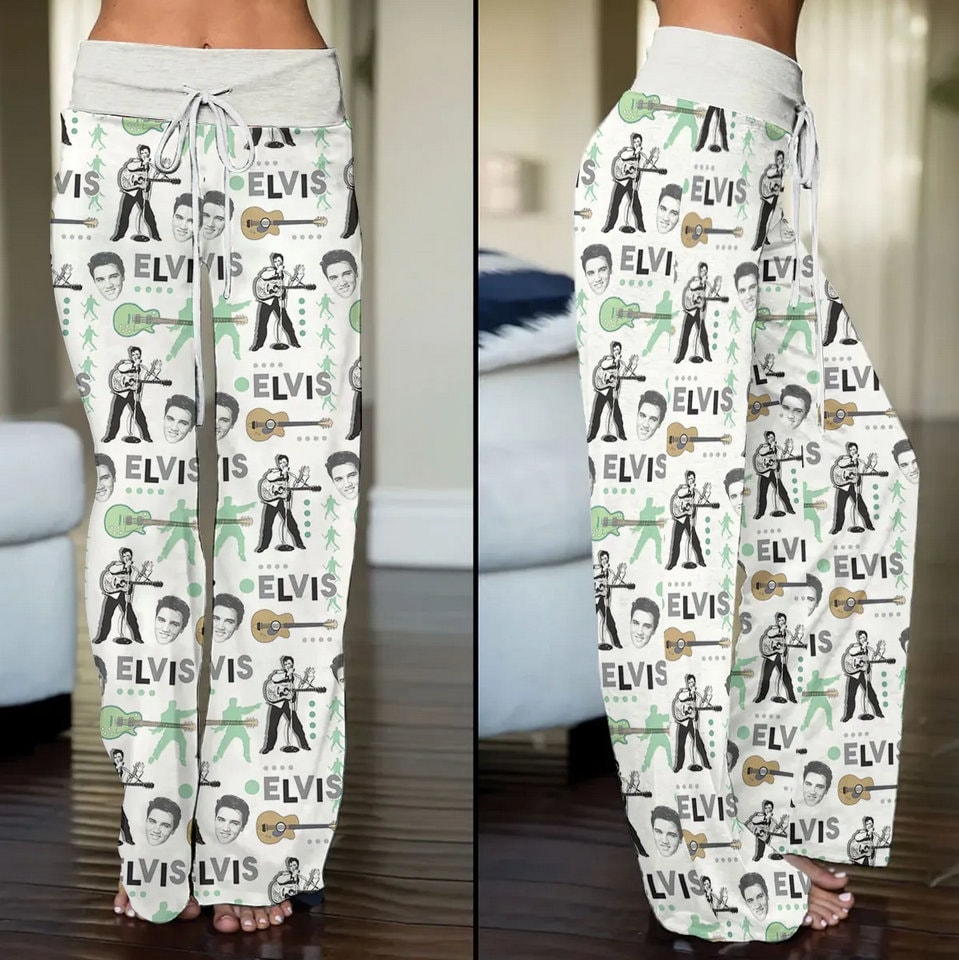 Elvis Presley Music Tour Women Pajamas Pants