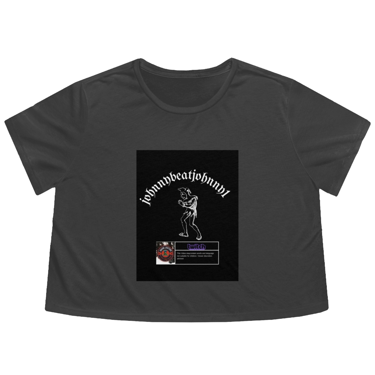 We are taking over twitch Flowy Cropped Tees
