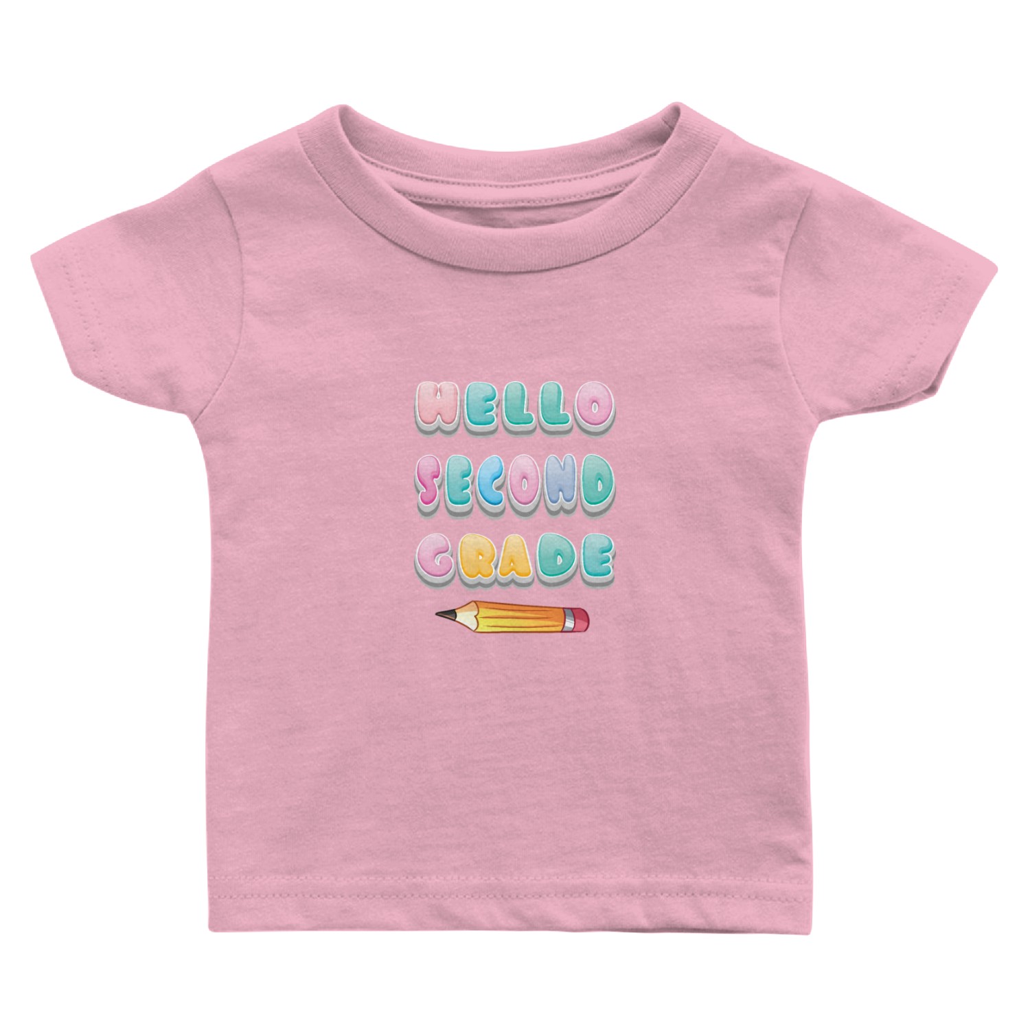 Hello Second Grade Baby T Shirts