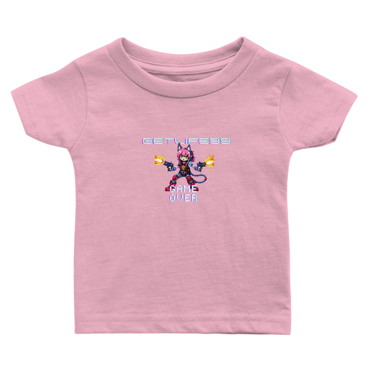 getlife99 gameover gaming Baby T Shirts