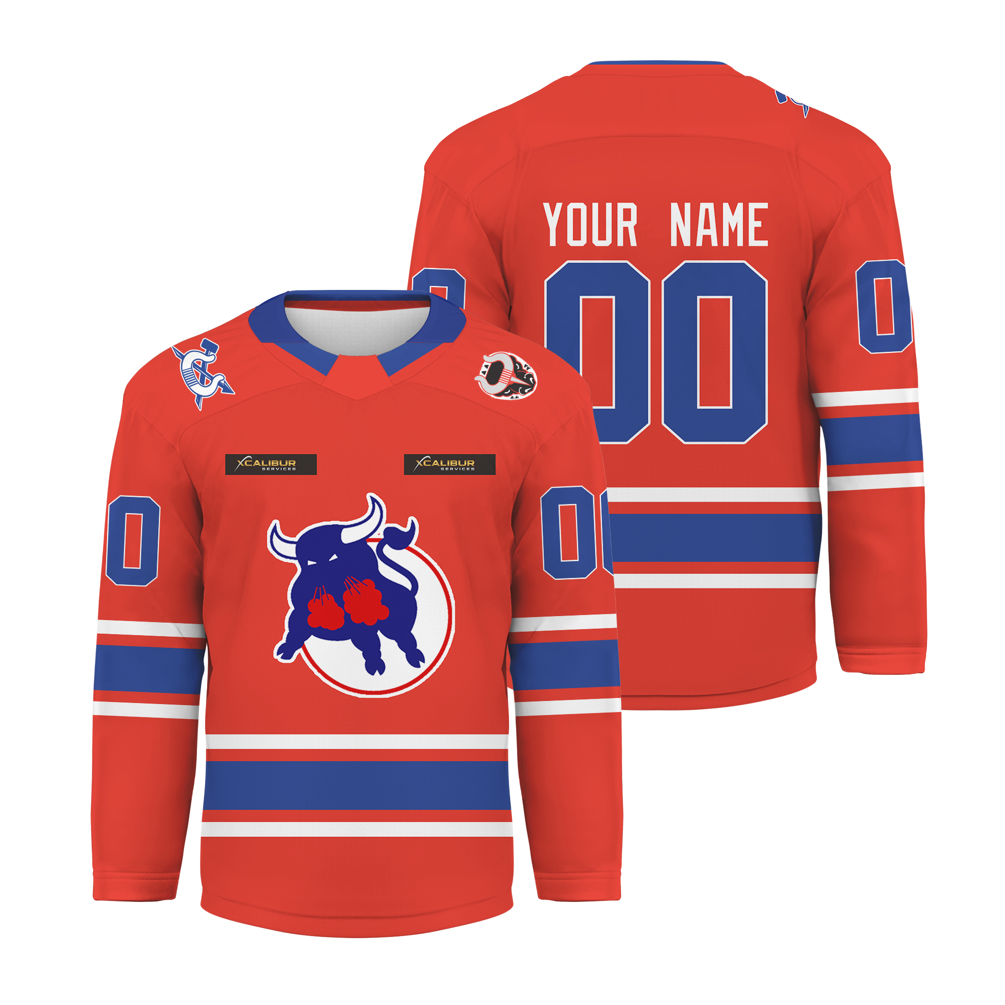 Personalized Birmingham Bull 2025 Jersey Night Hockey Jersey