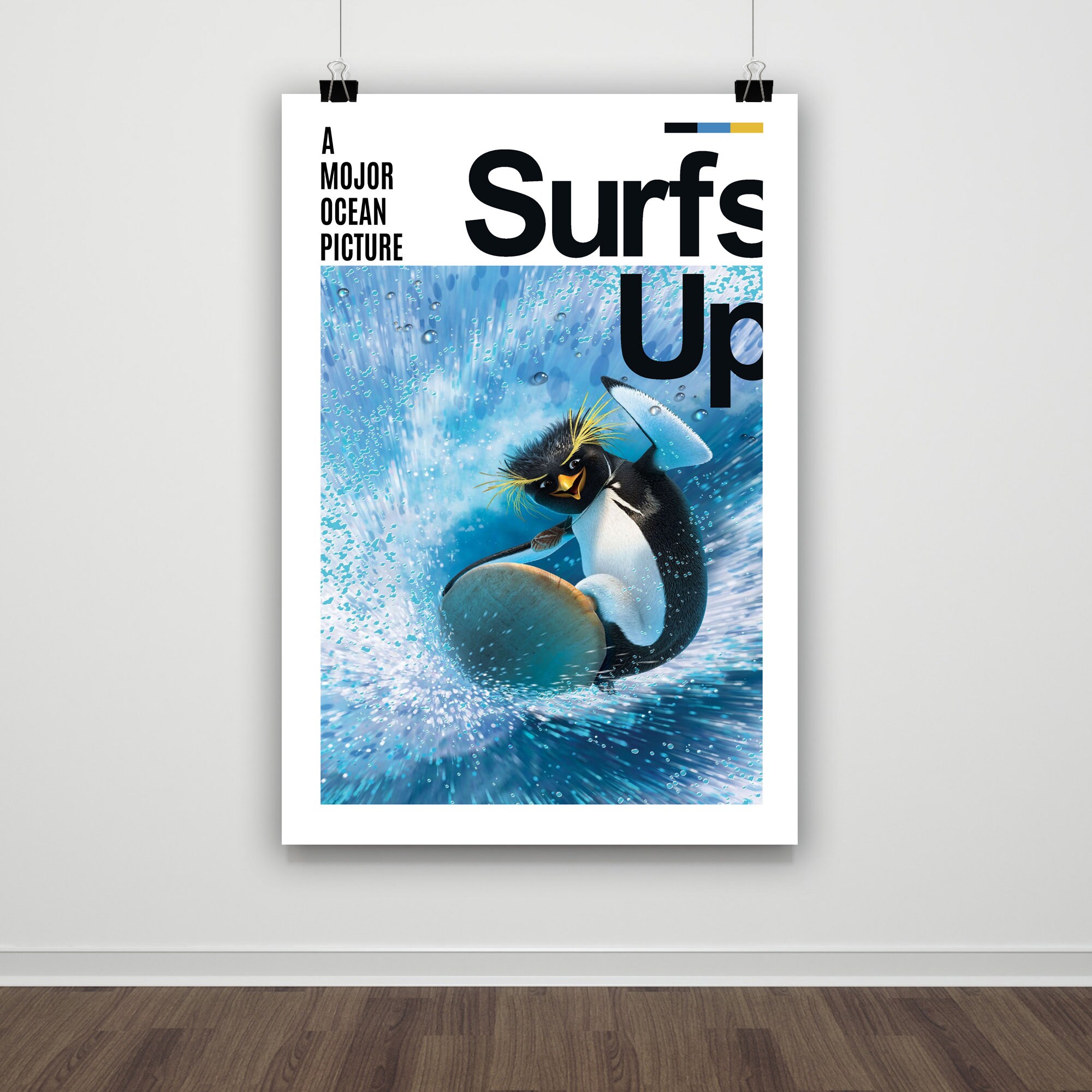 Surf's Up Movie Poster, Animation Movie Wall Art