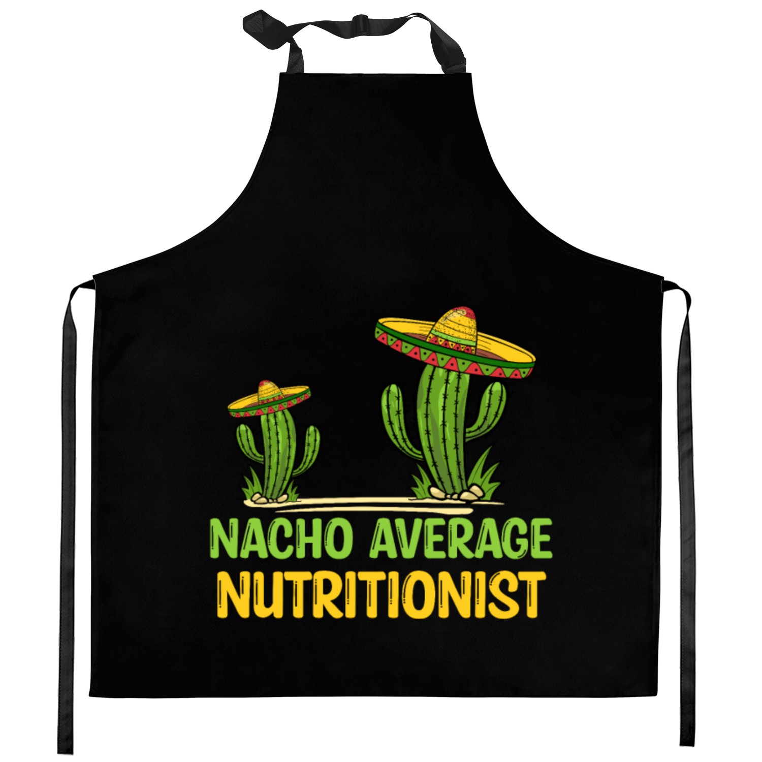 Nacho Average Nutritionist Kitchen Aprons