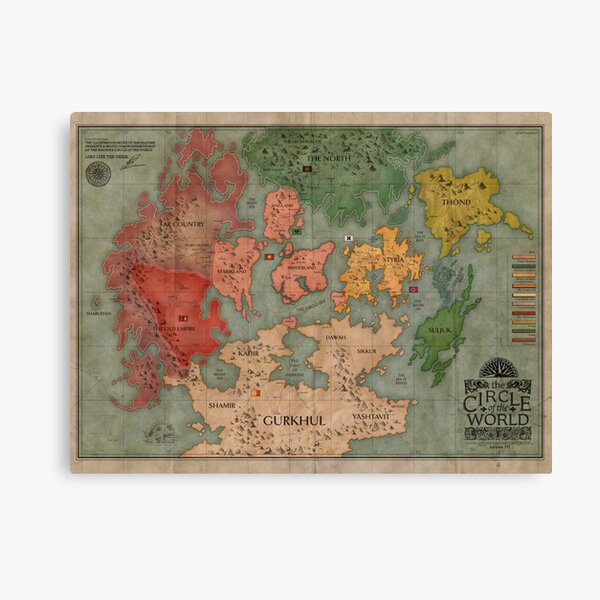 First Law: The Circle of The World full map Canvas