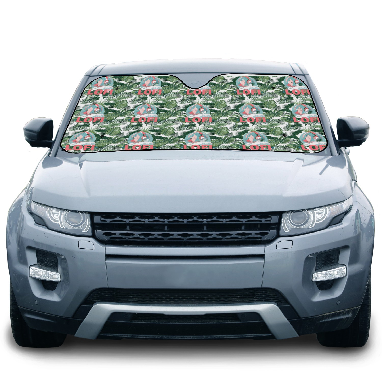Lofi Music Lover Low Fidelity Japanese Aesthetic Car Sun Shades