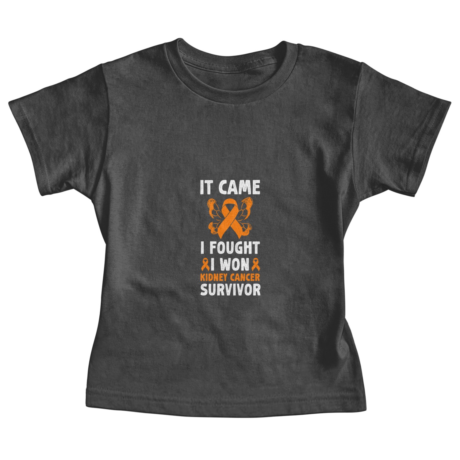It came we fought I won Kidney cancer Survivor Baby Tees