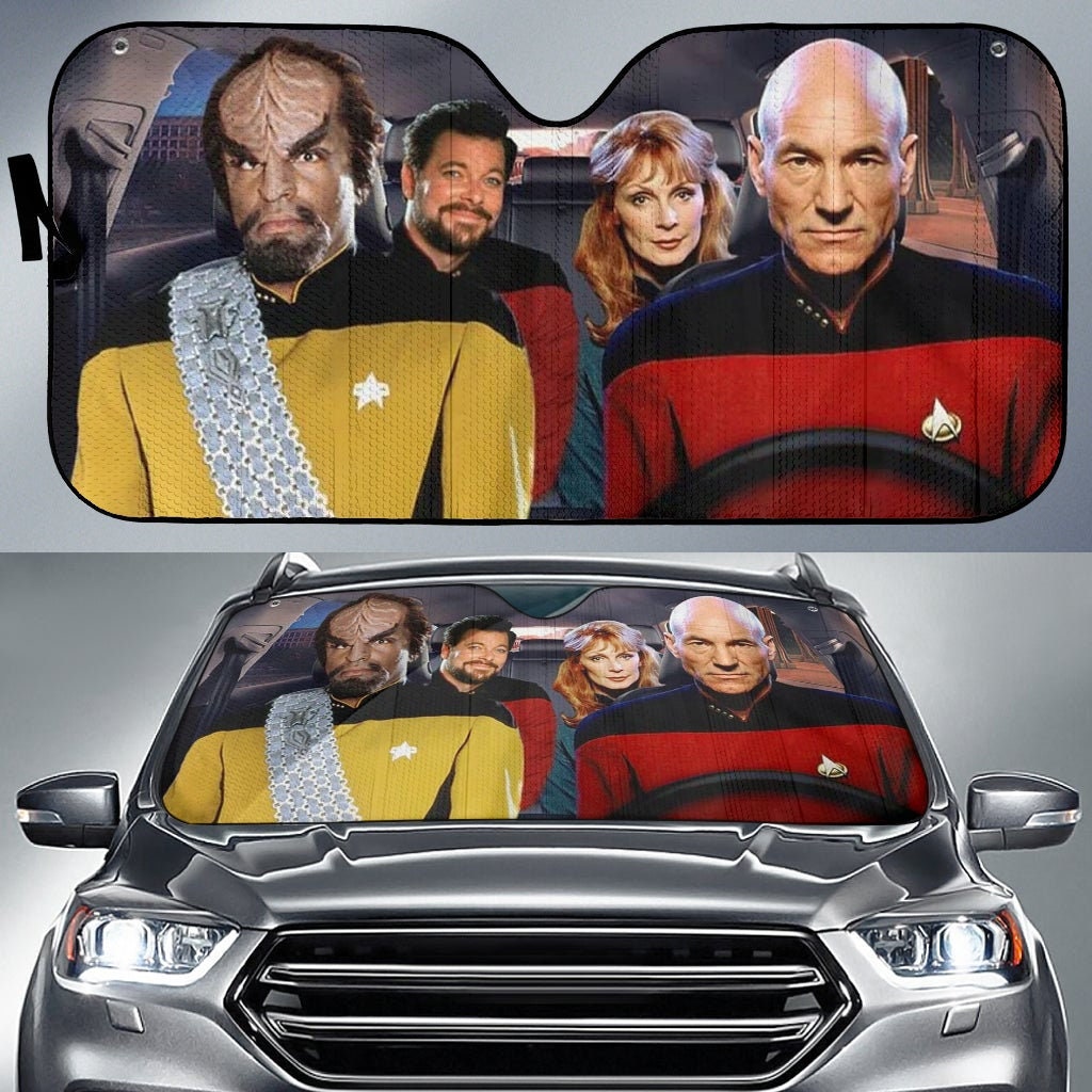startrek2020 The Next Generation Car Sun Shades, Car Windshield, Car Accessories, Auto Decoration, Car Foldable Accessories for Sun Protection