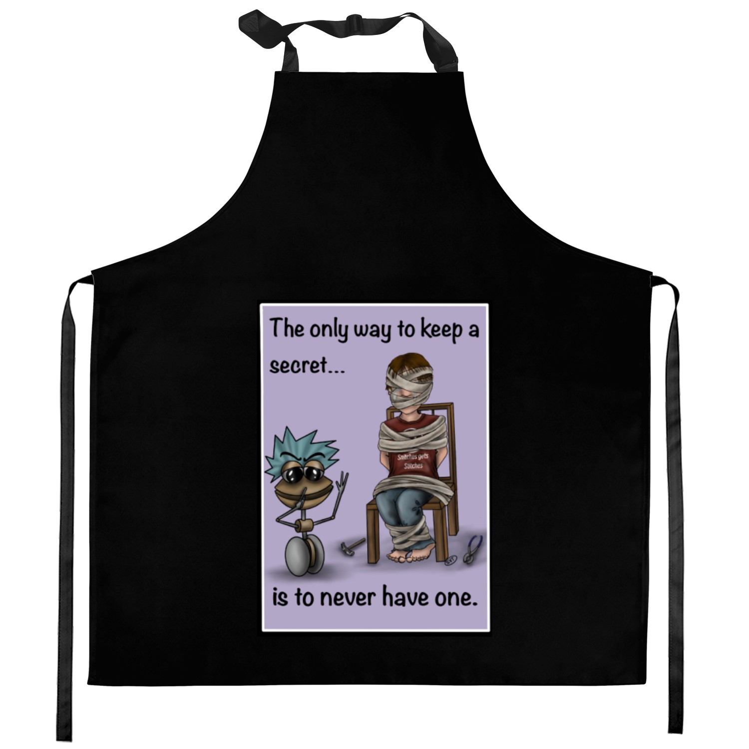 DUH Keeping a Secret Kitchen Aprons